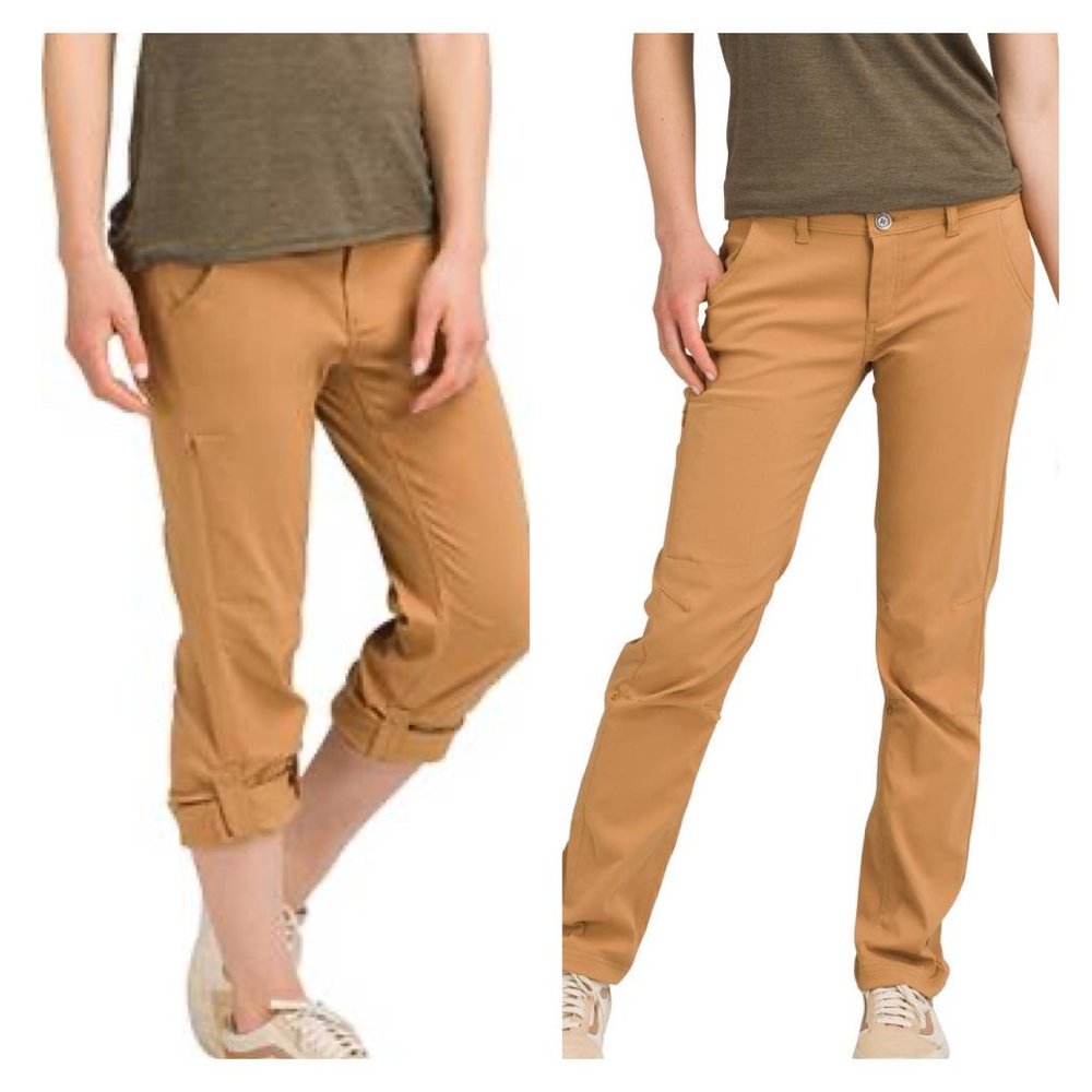 PRANA Women's Halle Convertible Hiking Pants, Earthbound, Size 6L, Ou…